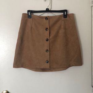 Wild Fable suede skirt
